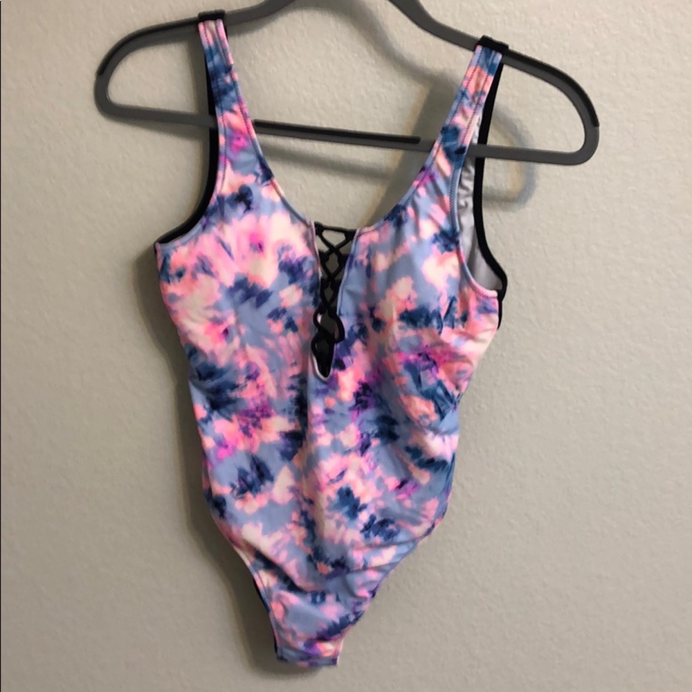 Tie dyed bathing suit - one piece
